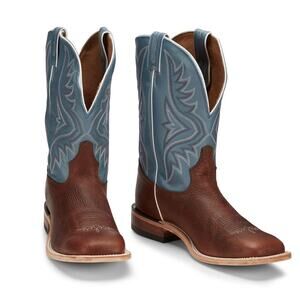 Tony Lama Men's Avett 11" Western Boots Maple Full Grain Leather Size 7 NWOB